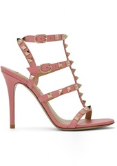 Valentino Garavani Pink Rockstud Cage Sandals