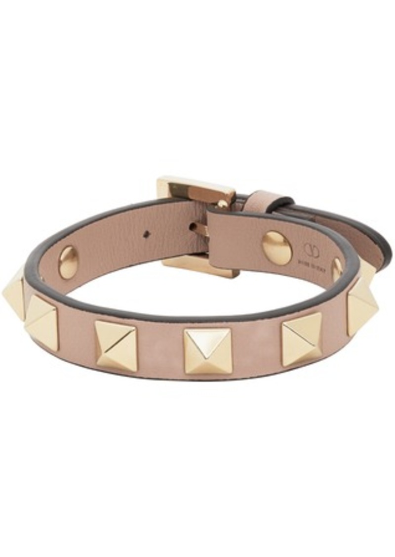 Valentino Garavani Pink Valentino Garavani Rockstud Bracelet