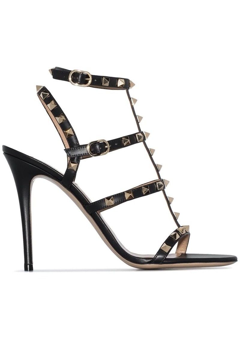 Valentino Rockstud 100mm ankle-strap sandals