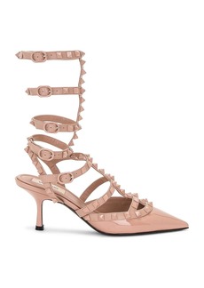 Valentino Garavani Rockstud Ankle Strap Pump