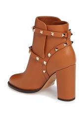 rockstud block heel bootie