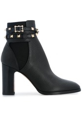 Valentino Rockstud 90mm leather ankle boots