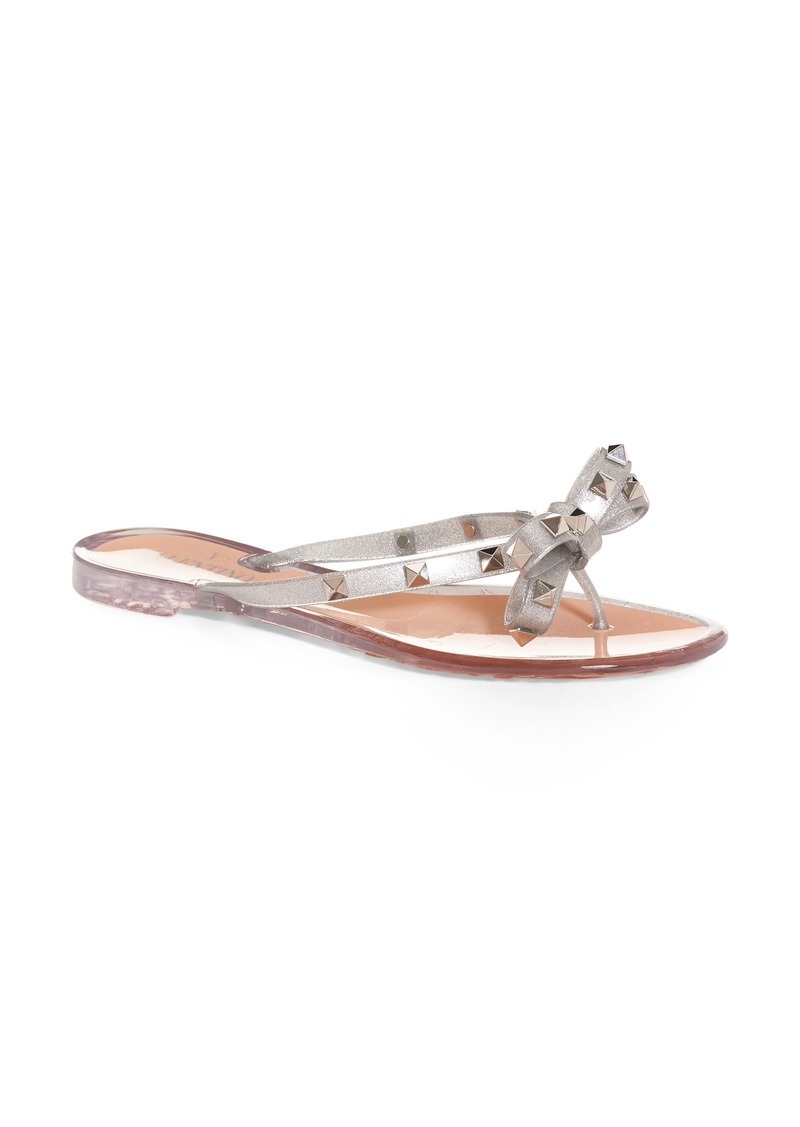 valentino garavani rockstud flip flops