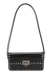 Valentino Garavani Rockstud Leather East/West Shoulder Bag