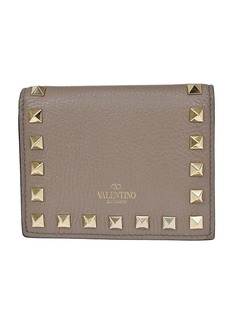 Valentino Garavani Rockstud Leather Wallet (Pre-Owned)