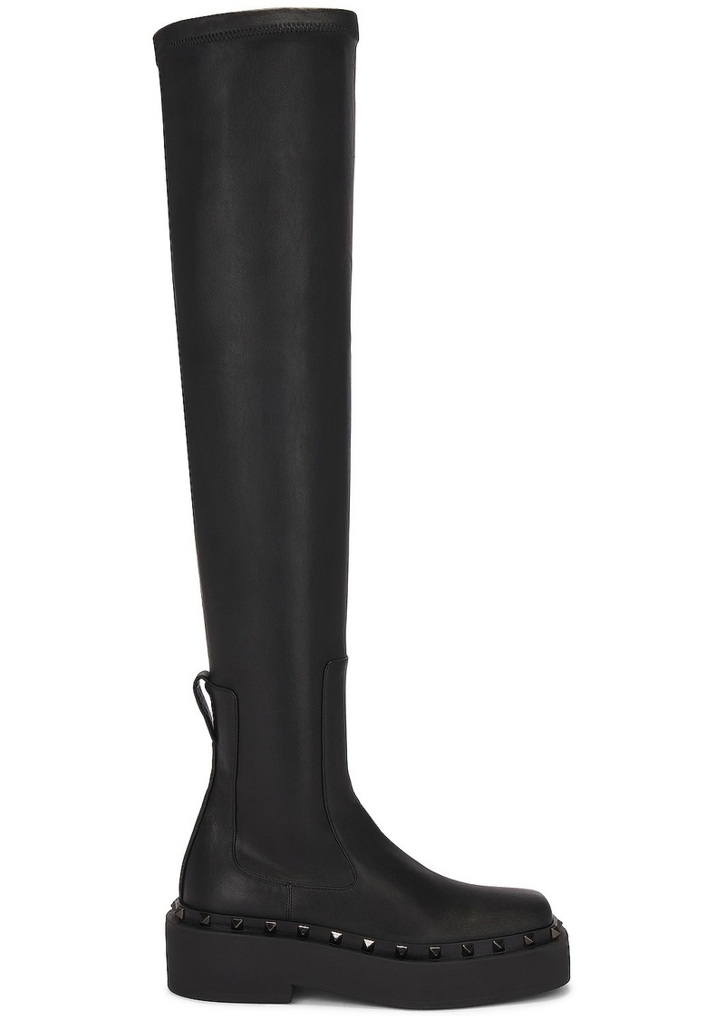 Valentino Garavani Rockstud M-Way Over The Knee Boot