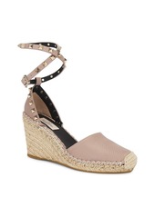 Valentino Garavani Rockstud Wedge Espadrille