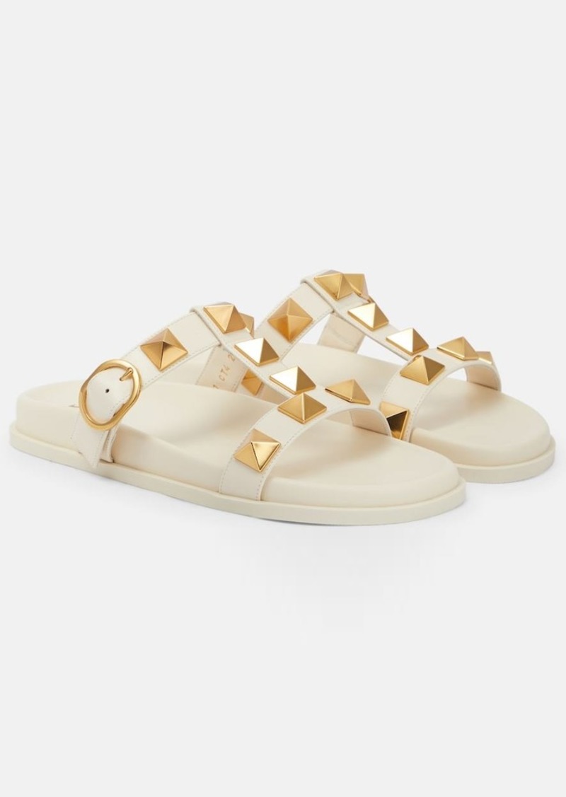 Valentino Garavani Roman Stud leather slides