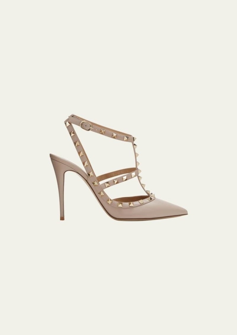 Valentino Garavani Roman Stud Pointed Caged Pumps