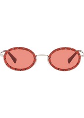 Valentino round frame sunglasses
