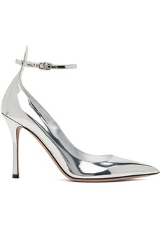 Valentino Garavani Silver Tan-Go 100 Heels