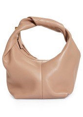 Valentino Garavani Small Roman Stud Leather Hobo in Rose Cannelle at Nordstrom