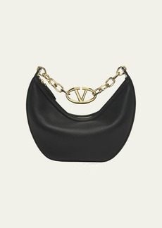 Valentino Garavani Small VLOGO Moon Hobo Bag