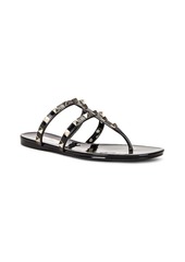 Valentino Garavani Summer Rockstud PVC Thong Sandal