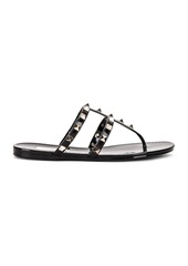 Valentino Garavani Summer Rockstud PVC Thong Sandal