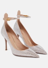 Valentino Garavani Tan-Go embellished leather pumps