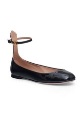 Valentino Garavani Tan-Go Patent Ballerina Flat