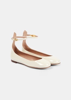 Valentino Garavani Tan-Go patent leather ballet flats