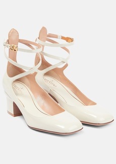 Valentino Garavani Tan-Go patent leather pumps