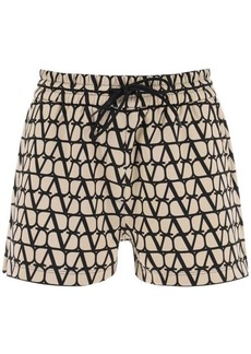 Valentino garavani toile iconographe jersey shorts