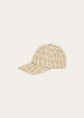 Valentino Garavani Toile Iconographe Mixed-Media Baseball Hat