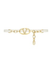 Valentino Garavani V Logo Moon Chain Belt