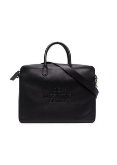 VALENTINO GARAVANI Valentino Garavani Identity leather briefcase