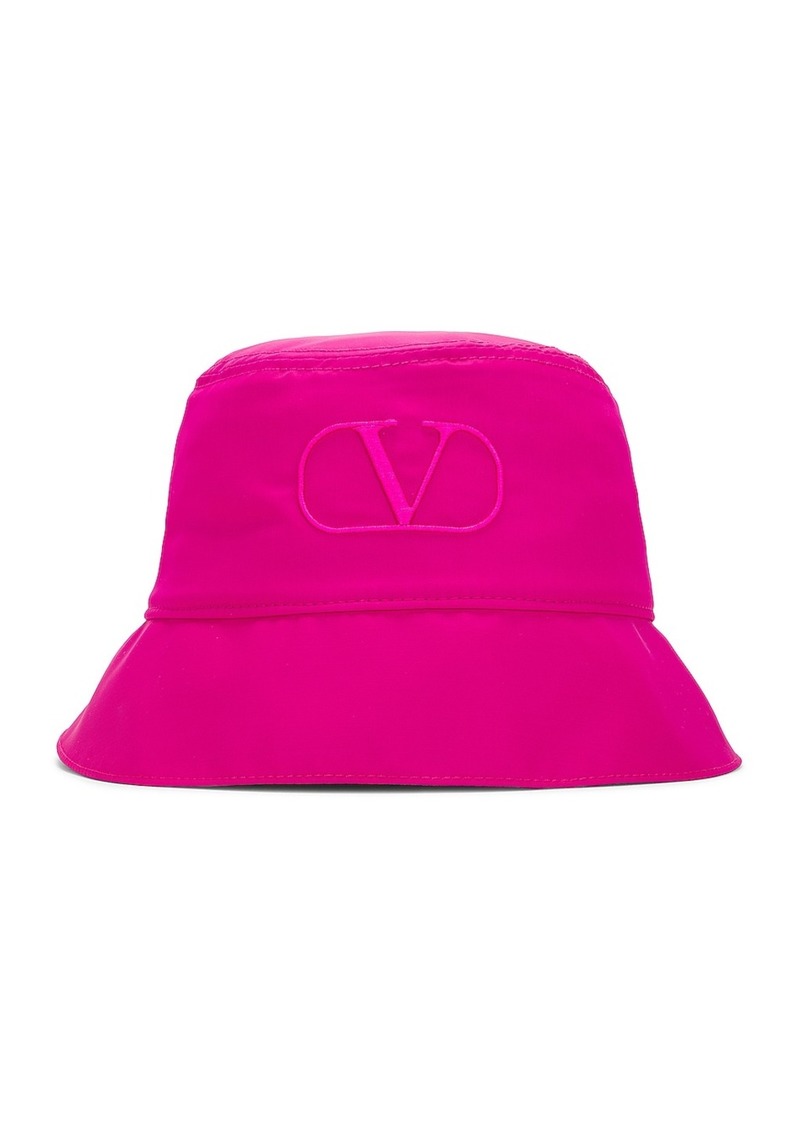 Valentino Garavani Valentino V Logo Signature Bucket Hat