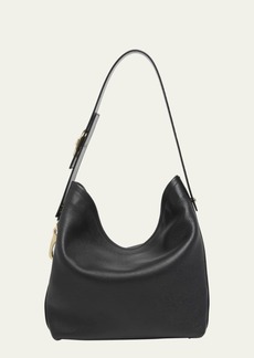 Valentino Garavani VLOGO Calfskin Leather Hobo Bag