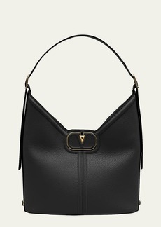 Valentino Garavani VLOGO Calfskin Leather Tote Bag