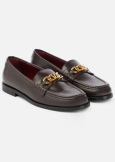 Valentino Garavani VLogo Chain leather loafers