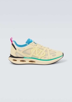 Valentino Garavani VLogo Easyjog leather-trimmed sneakers