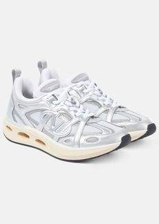 Valentino Garavani VLogo Easyjog leather-trimmed sneakers