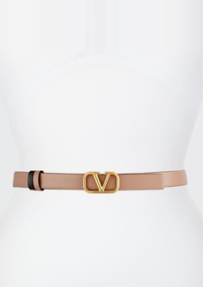 Valentino Garavani VLOGO Leather Belt