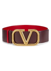 Valentino VLogo Reversible Leather Belt