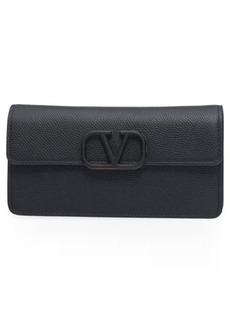 Valentino Garavani VLOGO Signature Leather Wallet on a Chain