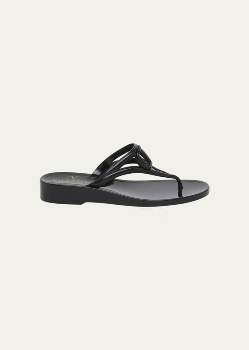 Valentino Garavani VLogo Thong Pool Sandals