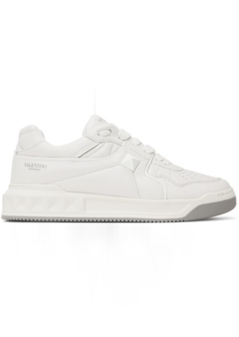 Valentino Garavani White One-Stud Sneakers