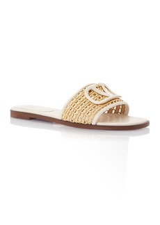 Valentino Garavani Women's Embellished Slip On Slide Sandals