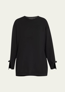 Valentino Garavani Wool Sweater with Bow Details