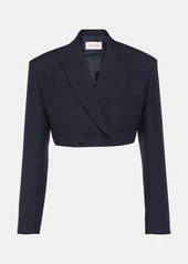 Valentino Giacca Crêpe Couture cropped blazer