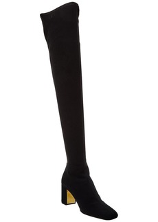 Valentino Golden Walk 70 Canvas Over-The-Knee Boot