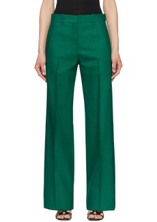Valentino Green Wool Trousers
