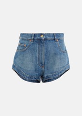 Valentino High-rise denim shorts