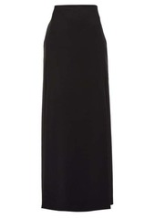 Valentino High-rise wool-blend maxi skirt
