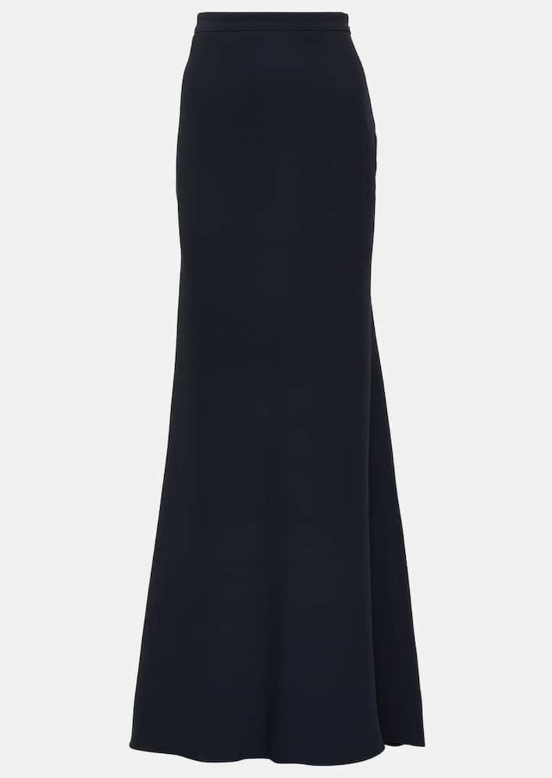 Valentino High-rise silk maxi skirt