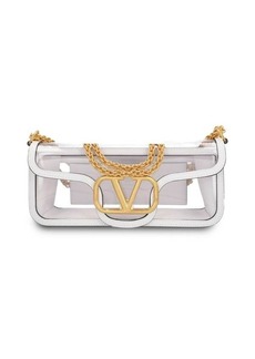 Valentino Locò Shoulder Bag Transparent/White