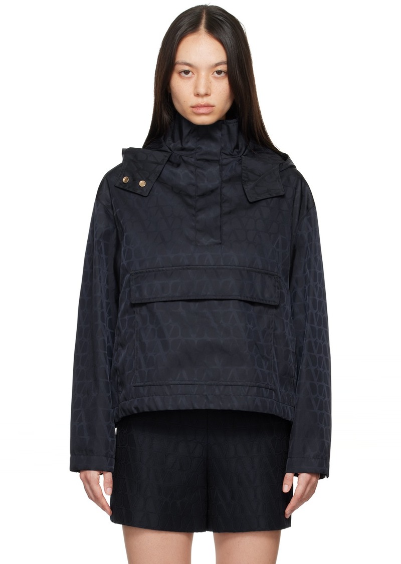 Valentino Navy Iconographe Jacket