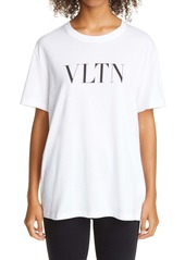 Valentino Oversize Sequin Logo T-Shirt