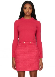 Valentino Pink Cropped Sweater